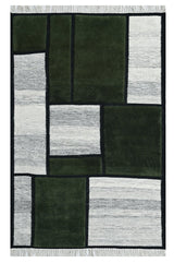 Pebbles and Moss Wool Handwoven Dhurrierugs