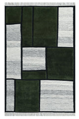 Pebbles and Moss Wool Handwoven Dhurrierugs