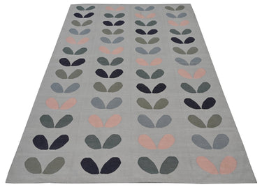 Petals Cotton Handwoven Dhurrierugs