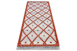 Phuleri Wool Red Handwoven Dhurrierugs