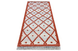 Phuleri Wool Red Handwoven Dhurrierugs