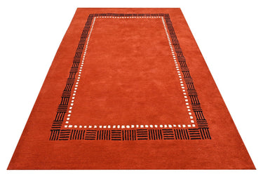 Red Modern Wool Rugrugs
