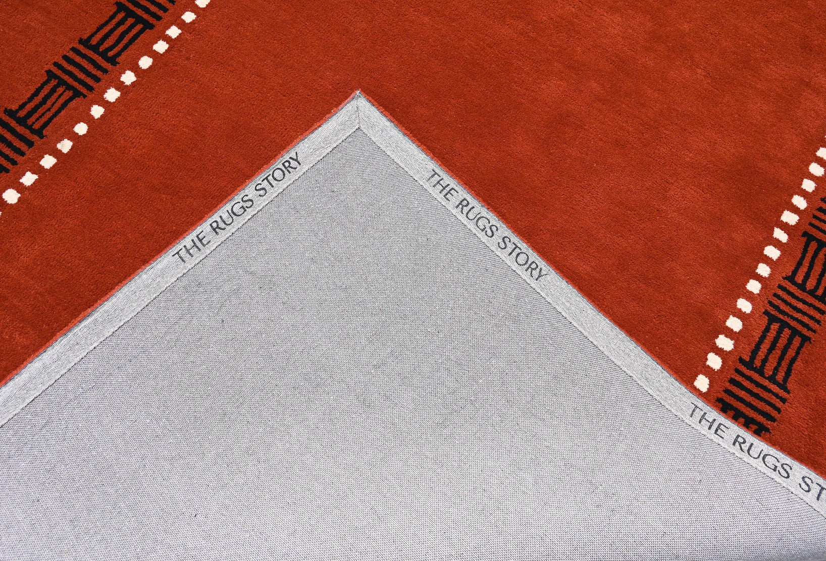 Red Modern Wool Rug | The Rugs Story