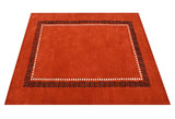 Red Modern Wool Rugrugs