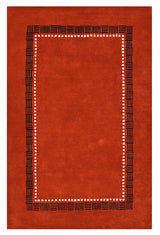 Red Modern Wool Rugrugs