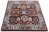 Red Square Traditional Handmade Rugrugs
