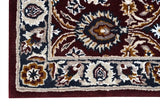 Red Square Traditional Handmade Rugrugs