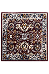Red Square Traditional Handmade Rugrugs