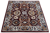 Red Square Traditional Handmade Rugrugs