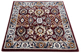 Red Square Traditional Handmade Rugrugs