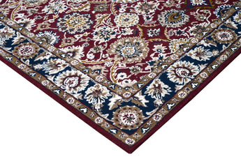 Red Traditional Wool Handmade Rugrugs