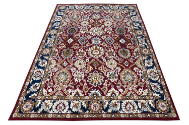 Red Traditional Wool Handmade Rug The Rugs Story