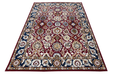 Red Traditional Wool Handmade Rugrugs