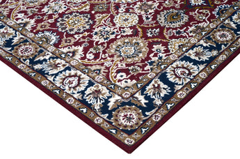 Red Traditional Wool Handmade Rug The Rugs Story