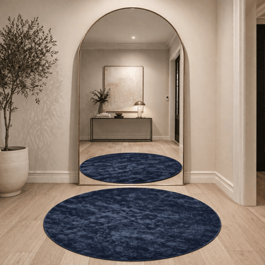 Reflections Blue Handmade Rugrugs