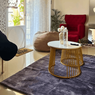 Reflections Purple Handmade Rug The Rugs Story
