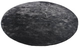 Reflections Round Black Handmade Rugrugs