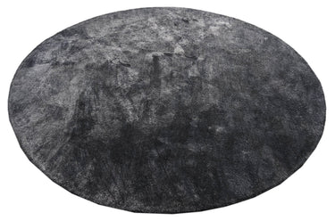 Reflections Round Black Handmade Rugrugs