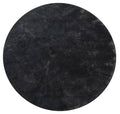 Reflections Round Black Handmade Rug