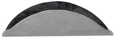 Reflections Round Black Handmade Rugrugs