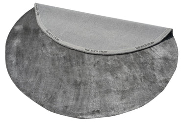 Reflections Round Grey Handmade Rugrugs