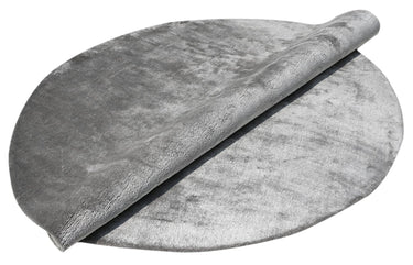 Reflections Round Grey Handmade Rugrugs