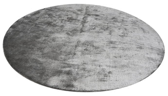Reflections Round Grey Handmade Rugrugs