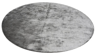 Reflections Round Grey Handmade Rugrugs