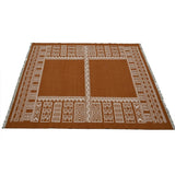 Rust Wool Handwoven Dhurrie The Rugs Story
