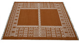 Rust Wool Handwoven Dhurrierugs