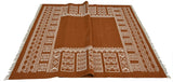 Rust Wool Handwoven Dhurrierugs