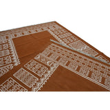 Rust Wool Handwoven Dhurrie The Rugs Story