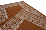 Rust Wool Handwoven Dhurrierugs
