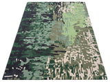 Shades of Green Handmade Rugrugs