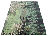Shades of Green Handmade Rugrugs