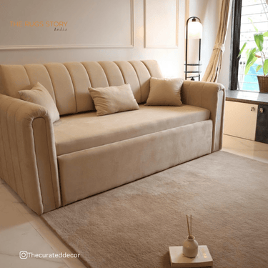 Solid Beige Handmade Rugrugs
