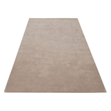 Solid Beige Handmade Rugrugs