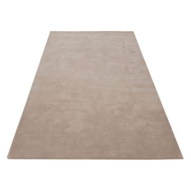 Solid Beige Handmade Rugrugs