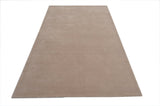 Solid Beige Handmade Rugrugs