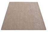 Solid Beige Handmade Rugrugs