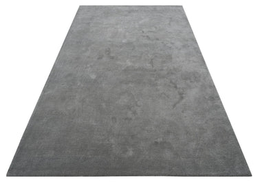 Solid Grey Handmade Rugrugs