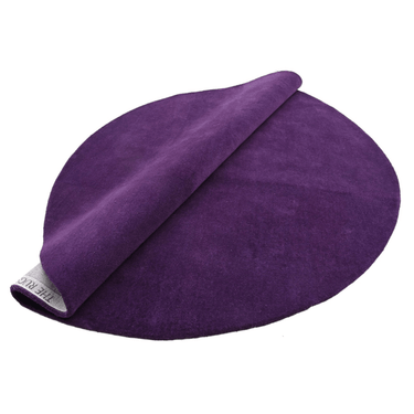 Solid Purple Round Handmade Rug The Rugs Story
