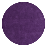 Solid Purple Round Handmade Rug The Rugs Story