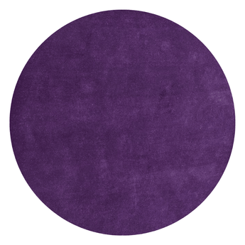 Solid Purple Round Handmade Rug The Rugs Story