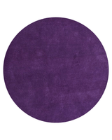Solid Purple Round Handmade Rugrugs