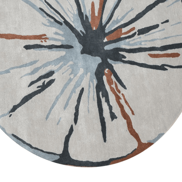 Splatter Round Handmade Rugrugs