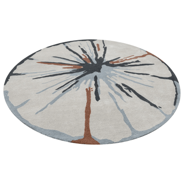 Splatter Round Handmade Rugrugs