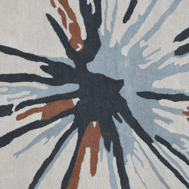 Splatter Round Handmade Rugrugs