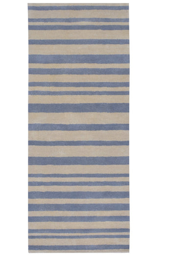 Stripes Wool Handmade Runner Rugrugs