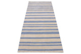 Stripes Wool Handmade Runner Rugrugs